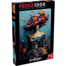 Anatolian 1000 Parça Puzzle: Çiçek Etkisi Eğlenceli Tasarım ve Zeka Geliştirici Özellikler