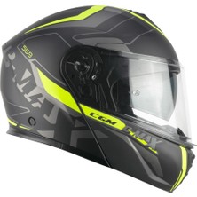 Cgm 569G C-Max Cıty Çene Açılır Kask Siyah/sarı-L
