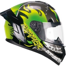 Cgm 330R Rıot Rıpper Kapalı Kask Siyah/sarı-L