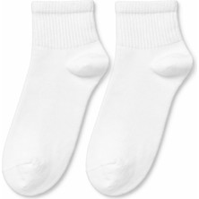QUALITY WALKING Unisex Dikişsiz Pamuklu Yarım Tenis Çorap Günlük ve Spor Kullanım Nefes Alan Konforlu