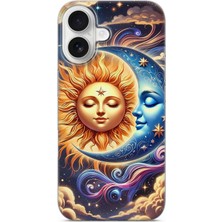 Karsu Design iPhone 17 Uyumlu Baskılı Şeffaf Telefon Kılıfı | Koleksiyon: Moon Phases