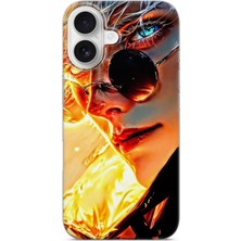 Karsu Design iPhone 16 Plus Uyumlu Baskılı Şeffaf Telefon Kılıfı | Koleksiyon: Anime Style 1
