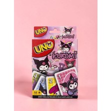 Deryora Uno Mini Kart Oyunu Sevimli Karakter Temalı Hello Kitty Kuromi Labubu Tasarım
