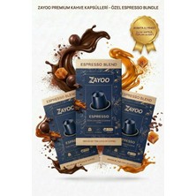 Zayoo Nespresso Original Uyumlu Alüminyum Kapsül - 3 Adet Espresso Blend 9 - 30 Kapsül