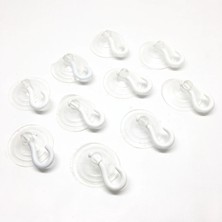 Uslucan Alışveriş Vantuz Öpücük Askılı Büyük 10'LU 4cm