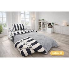 Pamuk Dünyam Takım Taraftar Tek Kişilik Welsoft Yorgan Seti 4 Parça – Yorgan + Çarşaf + 2 Yastık