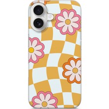 Karsu Design iPhone 16 Uyumlu Baskılı Şeffaf Telefon Kılıfı | Koleksiyon: Y2K Retro Patterns