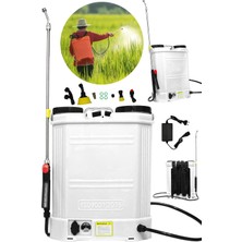 Moonshop Pro Japan Turbo 16 Lt Şarjlı Sırt Tipi Pompası Akülü Şarjlı Ilaçlama Makinesi Köpük Pompası...