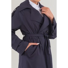 SahraAfra Creed Kadın Oversize Astarlı Trençkot