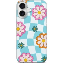 Karsu Design iPhone 16 Uyumlu Baskılı Şeffaf Telefon Kılıfı | Koleksiyon: Y2K Retro Patterns