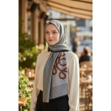 ✨ %100 Saf Ipek Twill Eşarp - Özel Tasarım Tok Duruşlu ✨90X90