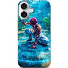 Karsu Design iPhone 16 Uyumlu Baskılı Şeffaf Telefon Kılıfı | Koleksiyon: Anime Style 2