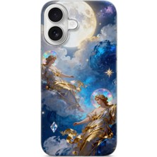 Karsu Design iPhone 17 Uyumlu Baskılı Şeffaf Telefon Kılıfı | Koleksiyon: Angel And Spiritual