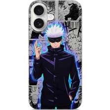 Karsu Design iPhone 16 Plus Uyumlu Baskılı Şeffaf Telefon Kılıfı | Koleksiyon: Anime Style 1