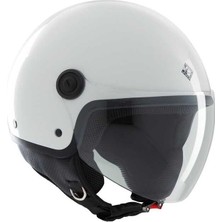 Tucano Urbano El Jettın 6.0 Yarım Kask Parlak Buz Beyazı