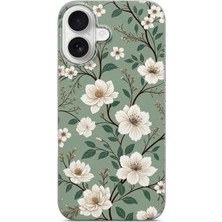 Karsu Design iPhone 16 Uyumlu Baskılı Şeffaf Telefon Kılıfı | Koleksiyon: Boho Floral