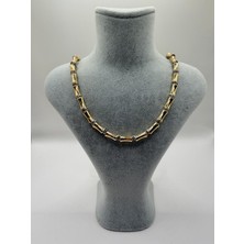 Net.Accessories Bambu Modeltasarım Gold / Silver Renkli Kolye