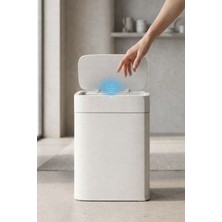 Begin Power 22 Litre Kızıl Ötesi Sensörlü Otomatik Çöp Kovası Ofis Mutfak Banyo Antibakteriyel Çöp Kovası