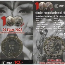 WoodBay 100.YILI Hatıra Para Kiti ve Zarfı(Sadece Kit ve Zarf)(Para Dahil Değil) 10 Adet Kit Set