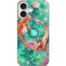 Karsu Design iPhone 16 Plus Uyumlu Baskılı Şeffaf Telefon Kılıfı | Koleksiyon: Minimalist Style 3