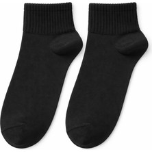 QUALITY WALKING Unisex Dikişsiz Pamuklu Yarım Tenis Çorap Günlük ve Spor Kullanım Nefes Alan Konforlu