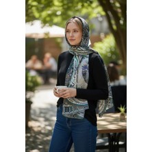 ✨ %100 Saf Ipek Celine Eşarp - Özel Tasarım Tok Duruşlu ✨110X110