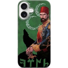 Karsu Design iPhone 16 Plus Uyumlu Baskılı Şeffaf Telefon Kılıfı | Koleksiyon: Ottoman Tughra