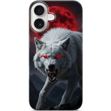 Karsu Design iPhone 17 Uyumlu Baskılı Şeffaf Telefon Kılıfı | Koleksiyon: Alpha Wolf