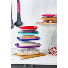 Akyüz Plastik Karaca Vicks Bailando 6'lı Saklama Kabı