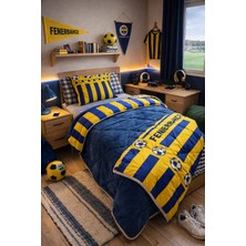 Pamuk Dünyam Takım Taraftar Tek Kişilik Welsoft Yorgan Seti 4 Parça – Yorgan + Çarşaf + 2 Yastık