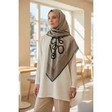 ✨ %100 Saf Ipek Twill Eşarp - Özel Tasarım Tok Duruşlu ✨90X90