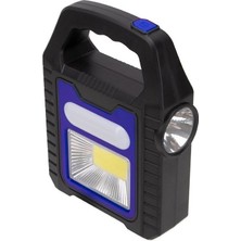 Cata CT-9955 Hazar Güneş Enerjili Led El Feneri 6000K Mavi Renkli Plastik Malzeme ile Dış Mekan Kullanımı