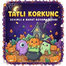 M&H Coloring Tatlı Korkunç - 21X21 Boyama Kitabı Çocuk ve Yetişkinler Için