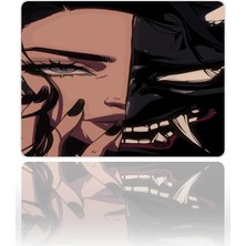 Urzuva Split Soul Gaming Oyuncu Xxl Mouse Pad Kaydırmaz Dikişli Mousepad 40X30X3 mm Dikişli Model
