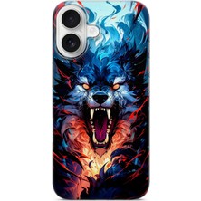 Karsu Design iPhone 17 Uyumlu Baskılı Şeffaf Telefon Kılıfı | Koleksiyon: Alpha Wolf