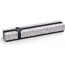 Takıtolia Desenli Takı Kutusu Uzun Bileklik Saklama Kutusu Şık Hediye Kutusu