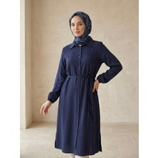 Miostil Uzun Tensel Tunik-Lacivert