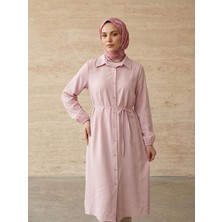 Miostil Uzun Tensel Tunik-Pembe
