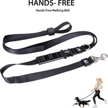 BloominBag Swissplus Urban Paws Noir Black Hands-Free Ayarlanabilir Köpek Kordonu – 25MM