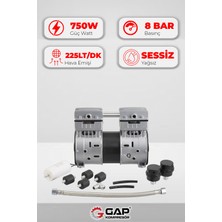 GAP Kompresör Kompresör Kafası Sessiz ve Yağsız GI750W
