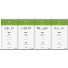 Deotak Krem Deodorant PLUS 4 Adet 35 ml Unisex Tea Tree Oil İçerikli Pudrasız Etkili Koruma