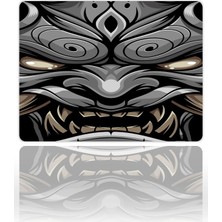 Urzuva Dark Oni Gaming Oyuncu Xxl Mouse Pad Kaydırmaz Dikişli Mousepad 40X30X3MM Dikişli Model