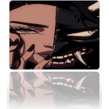 Urzuva Dual Nature Gaming Oyuncu Xxl Mouse Pad Kaydırmaz Dikişli Mousepad 40X30X3MM Dikişli Model