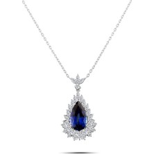 Makdis Pırlanta 5.70 Karat Safir Pırlanta Kolye