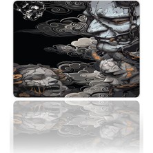 Urzuva Stone Dragon Gaming Oyuncu Xxl Mouse Pad Kaydırmaz Dikişli Mousepad 40X30X3MM Dikişli Model