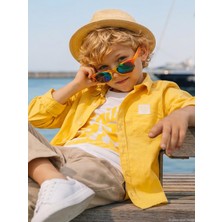 Civil Boys Sailin Baskılı Tişörtlü 2-5 Yaş Gömlek - Hardal