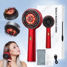 MAROOBLE Kızılötesi Işıklı Saç Bakım ve Masaj Tarağı – Sıvı Hazneli, 3 Modlu Profesyonel Saç Bakım Cihazı