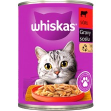 Whiskas 400 gr Konserve Biftekli *6'lı