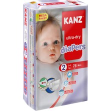 Kanz Bebek Bezi Mini 3-6 kg / 40 Adet - Mega Paket 2 Numara