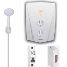 Cemsan C 3300 Elektrikli Şofben Sıgorta ve Kutusu ( Montaj Dahil ) Paket